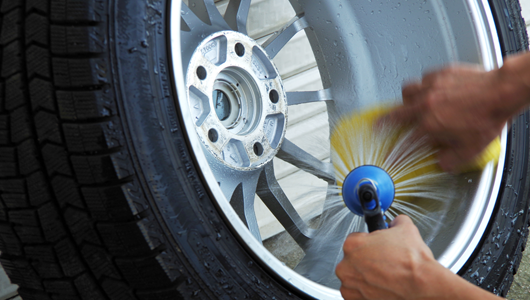 ホイールシャンプー洗浄